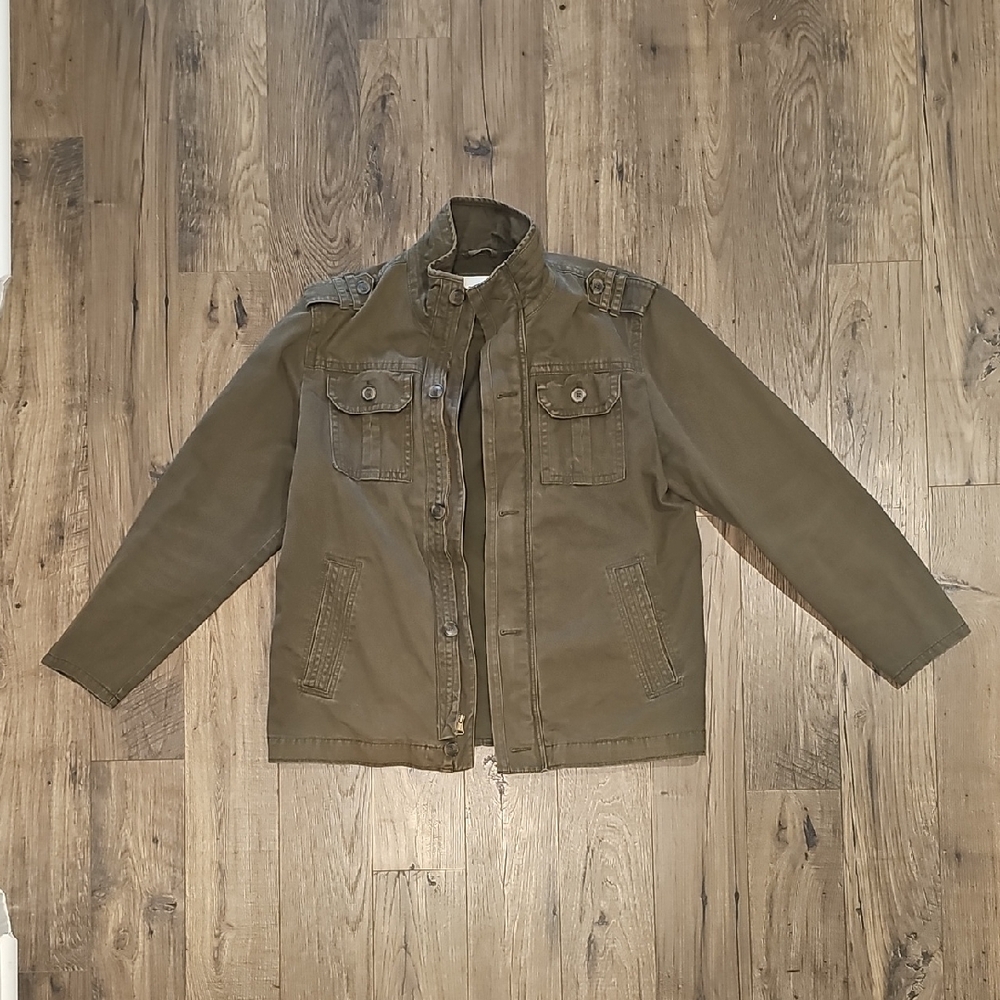 Old Navy Khaki Green Utility Jacket